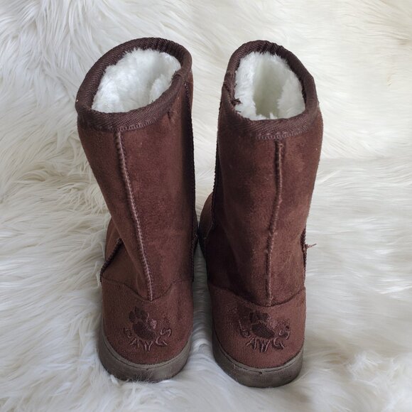 Dawgs Chocolate Faux Suede Microfiber Mid-Calf Boots SZ 6 - Picture 6 of 12
